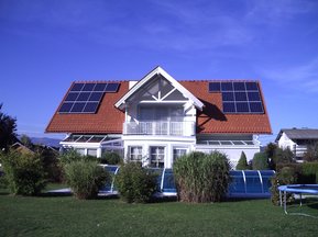 PV-Anlage auf haus